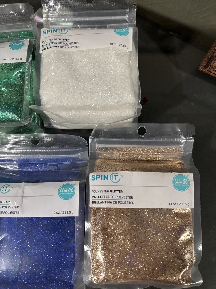 Spin It Glitter 10 Ounce Bag Lot