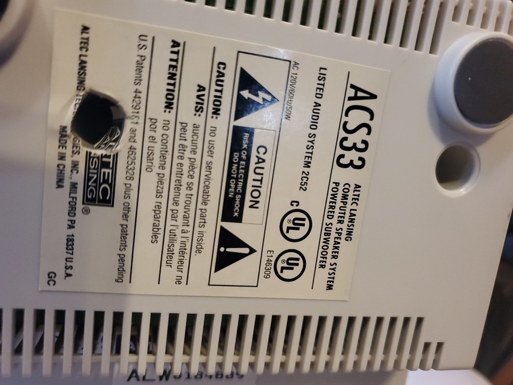 altec lansing speakers