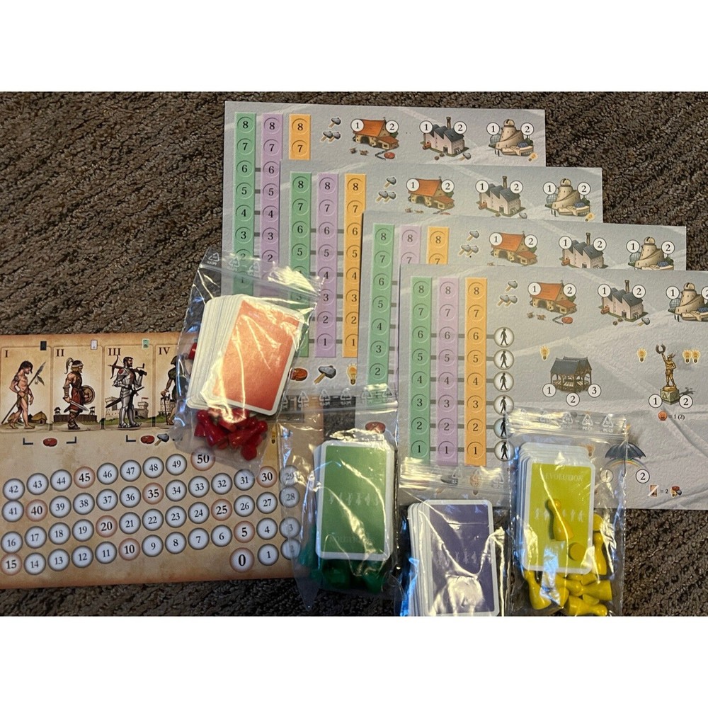 S-evolution Game card. Jean-Michel Maman game Complete