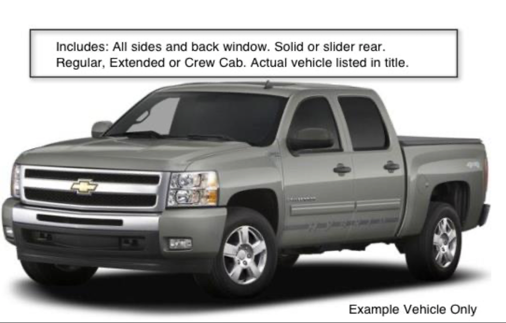 Chevy 1500 Regular Cab Precut Complete Window Tint Nano Ceramic