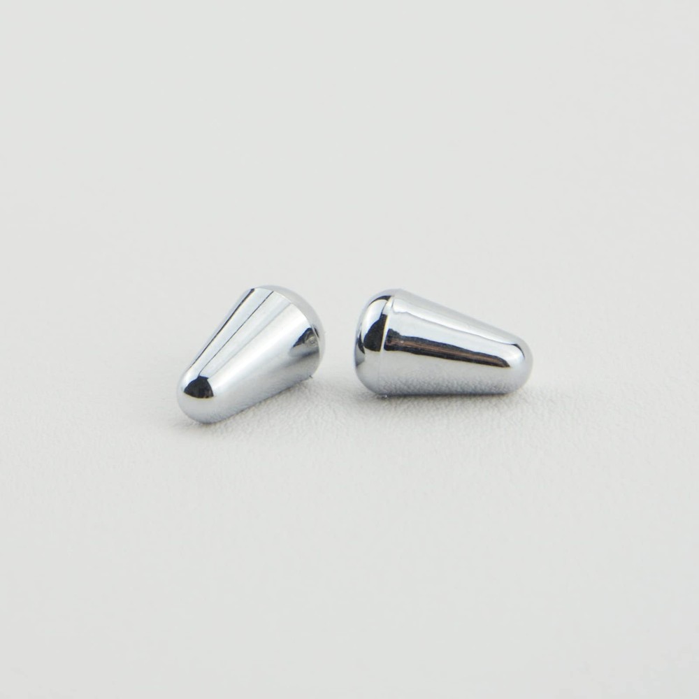 Silver Toggle Switch Tip Knob Caps for Electric Guitar 5 Way Toggle Pickup Se...