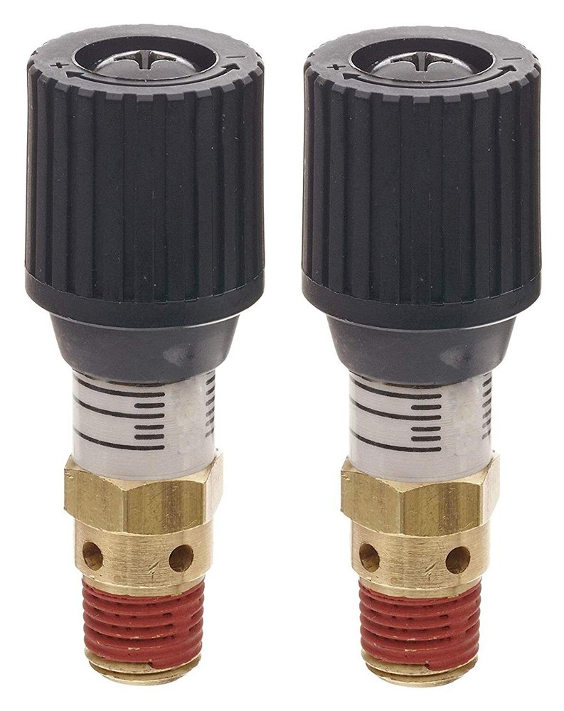 2PK Control Devices 1/4" Variable Pressure Relief Valve 0-100 psi Adjustable