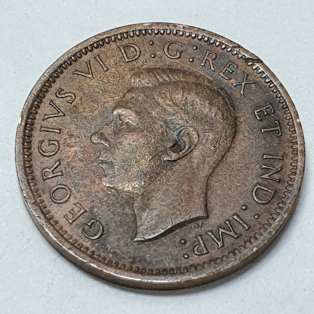 Canada 1 Cent 1940 Coin 02917
