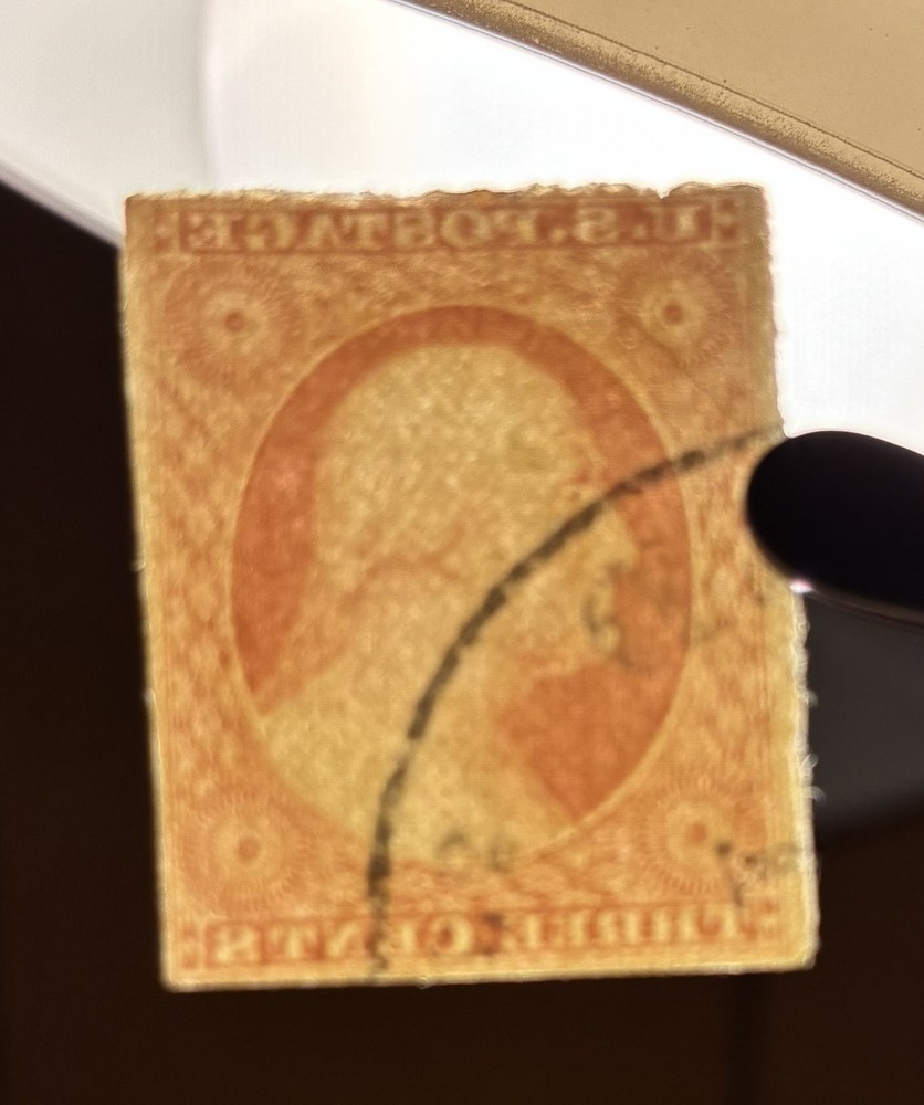 US #11 - nice centering, color, and circular date-stamp cancel