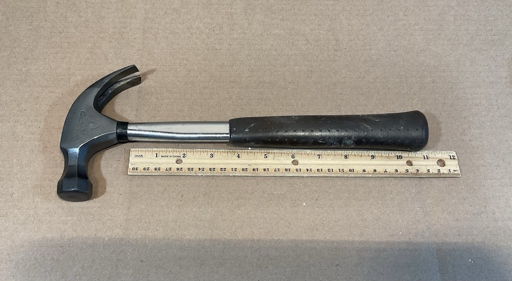 Vintage True Temper Rocket Claw Hammer A 16 Brown handle USA Tool
