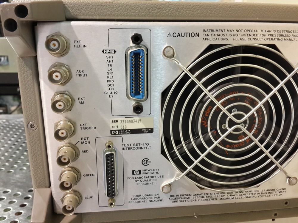 Used HP Agilent 8753C Network Analyzer with 85046A S-Parameter Test Set