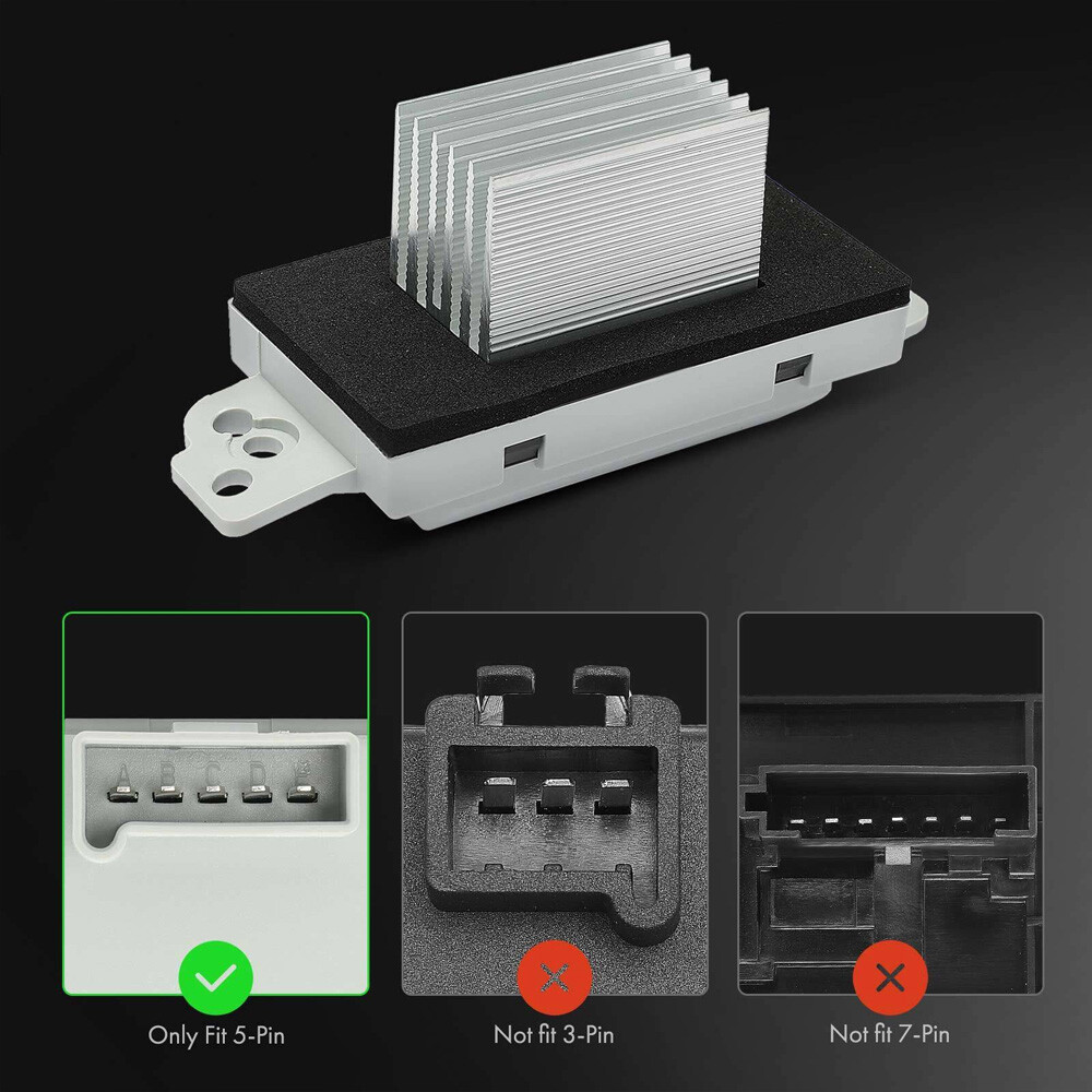 For Chevy Silverado Tahoe Blower Motor Control Module Resistor Kit with Harness