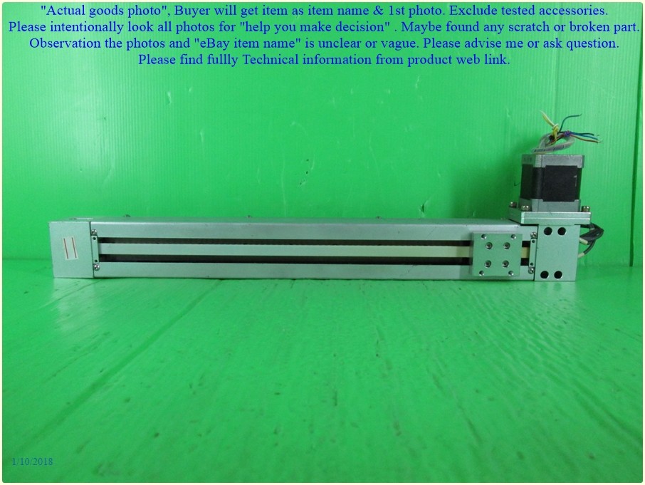 Linear Belt driven & motor as photo, Stroke 30cm, Mini CNC 3D printer