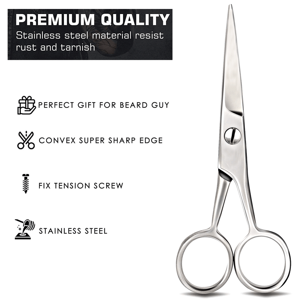MULTI-PURPOSE SCISSORS FOR MEN WOMEN NAILS HAIR BEARD CUTICLES THREAD MUSTACHE