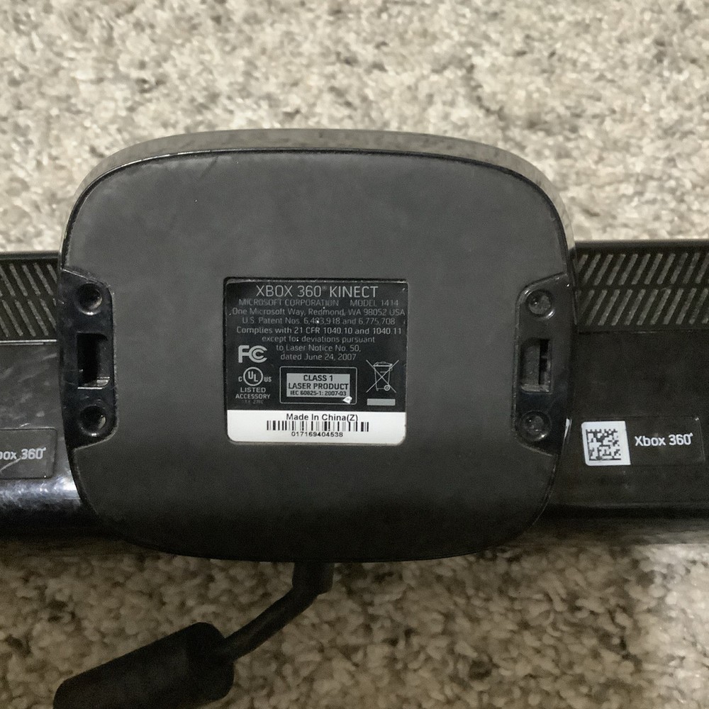 XBOX 360 KINECT BLACK SENSOR BAR Not Tested