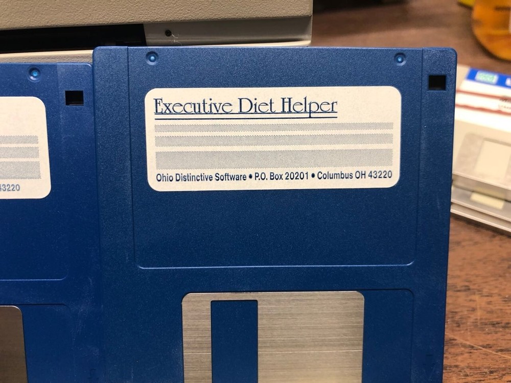 Menu Planner Software 3-1/2" disks