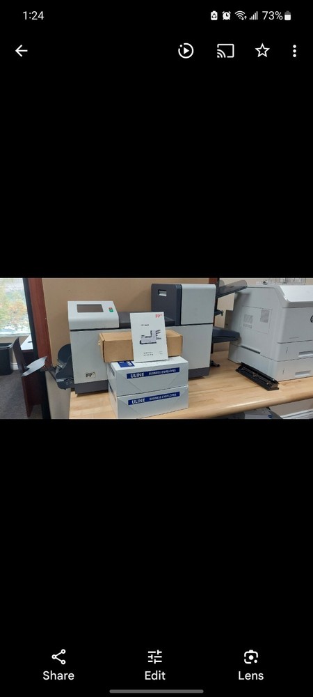 fpi 2300 folding machine used, but excellent conditionn