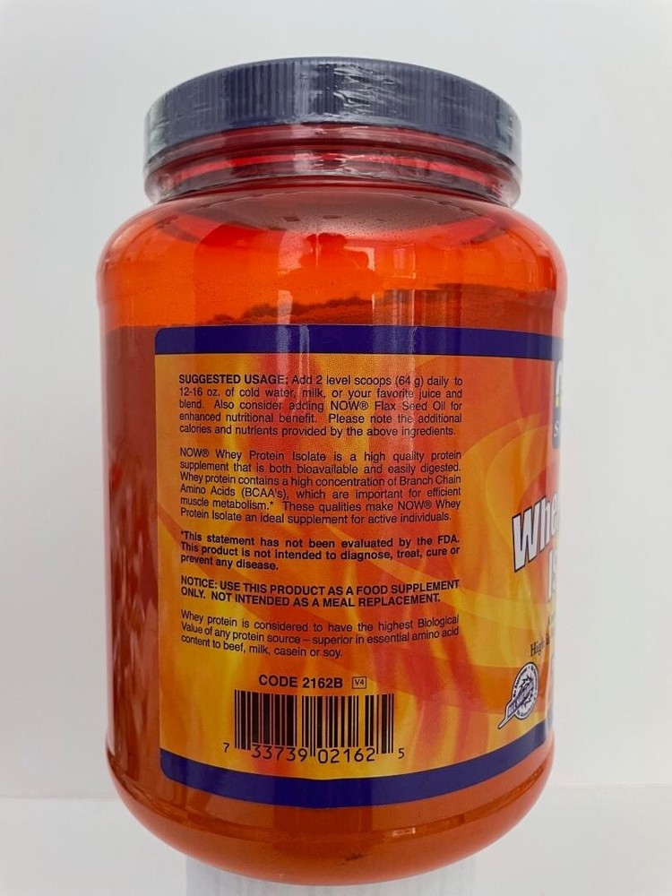 Now Whey Protein Isolate, Hydrolysate Protein 10 Lbs.