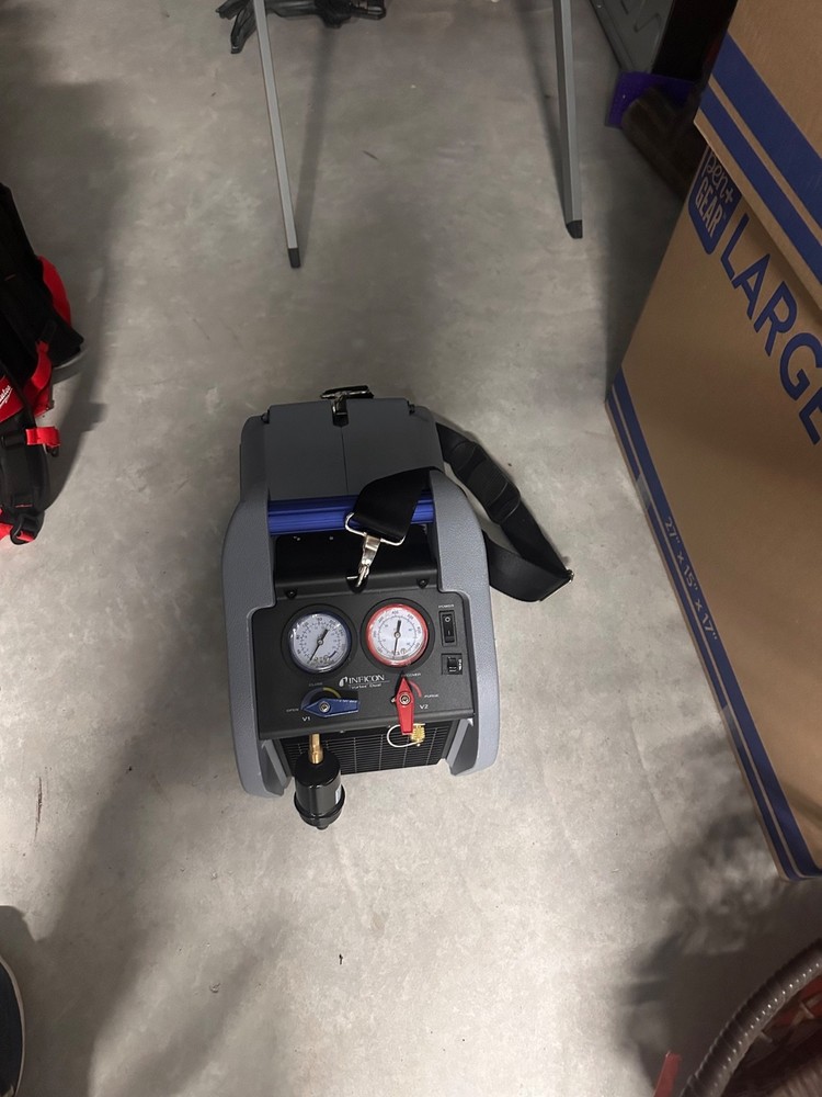hvac recovery machine never used