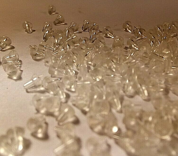 40 x MOD TRANSPARENT CLEAR HOOK BEADS STOPS FOR RONNIE / SPINNER RIGS CARP RIGS