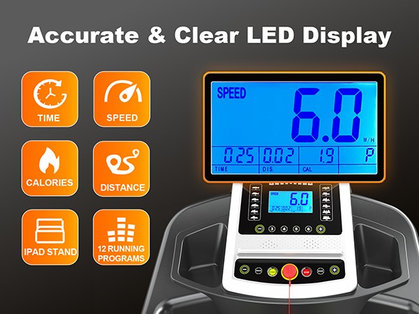 Foldable Under-Desk Treadmill For Home Use Remote-Controlled With LED Display