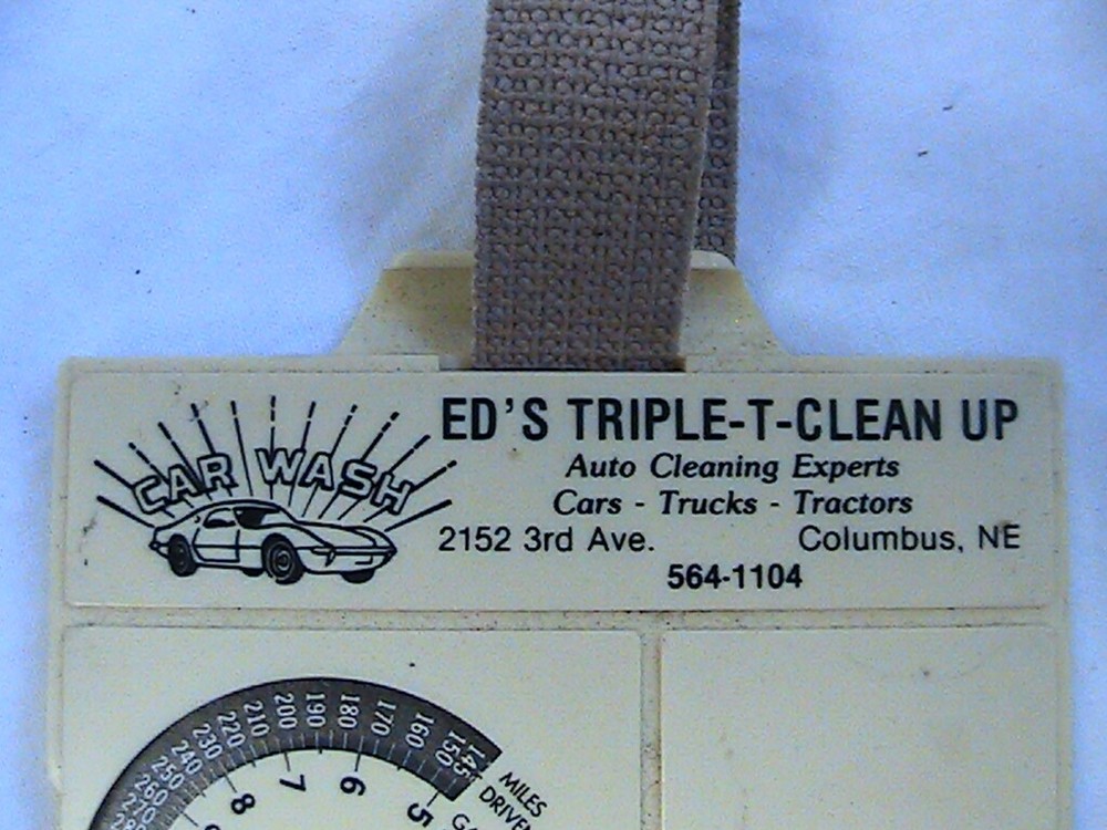 VINTAGE MPG DIAL CALCULATOR ADVERTISING