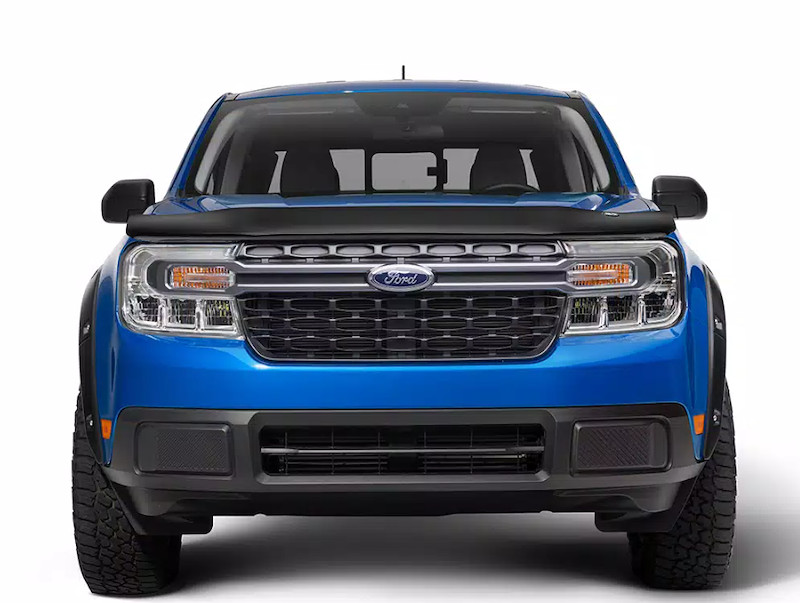 BugFlector II Smoke Bolt-On Bug Shield Protector for 2022-2026 Ford Maverick