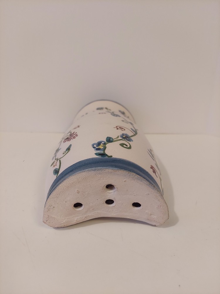 Handmade Ceramic Wall Pocket Slab Built Planter Signed