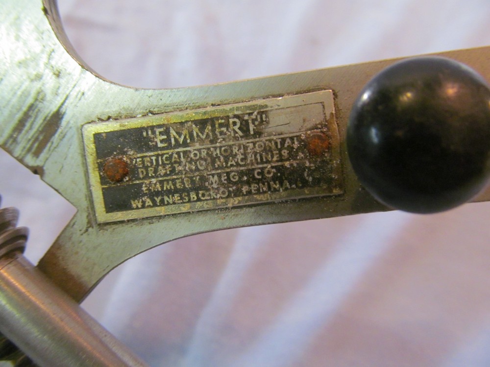 EMMERT DRAFTING MACHINE HEAD