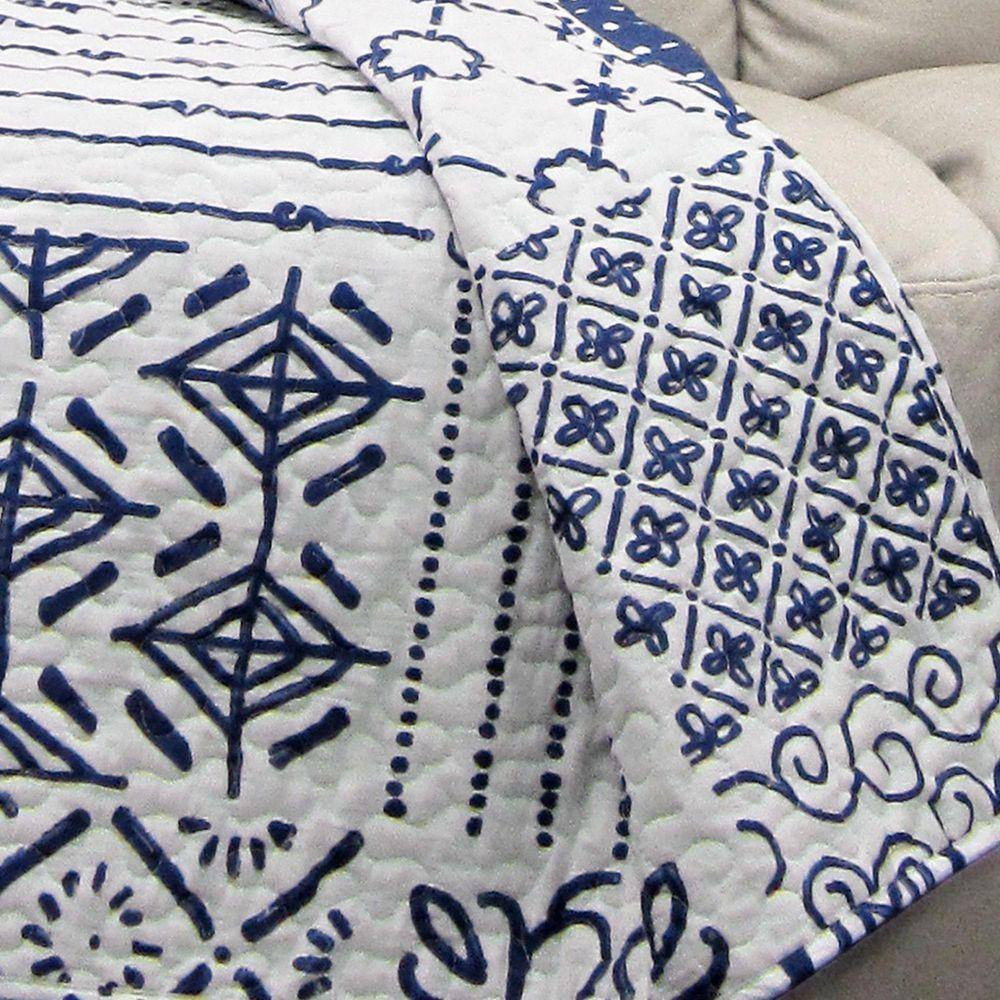 Monique Blue Throw