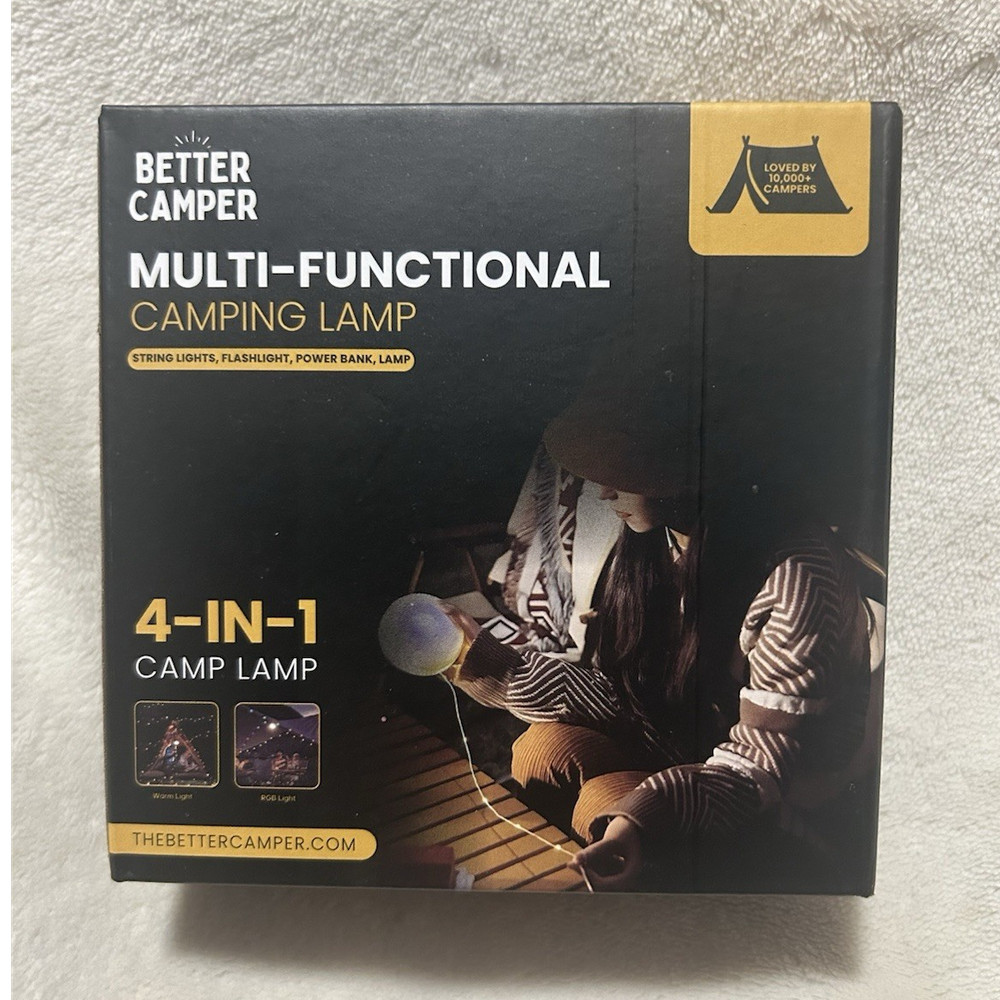 Better Camper Multi-Functional Lantern, String Lights, Flashlight, Power Bank