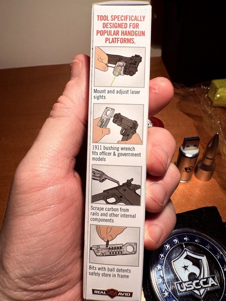 Shooting Range Bundle/Essentials /USCCA Ammo Crate /Real AVID Pistol Tool +More