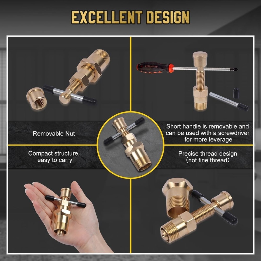 Olive Puller Not Damage The Pipe Olive Remover Ferrule Puller Corrosion-Resis...