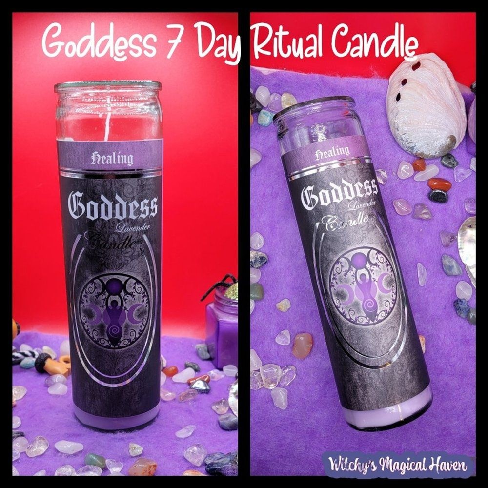 Goddess 7 Day Ritual Candle