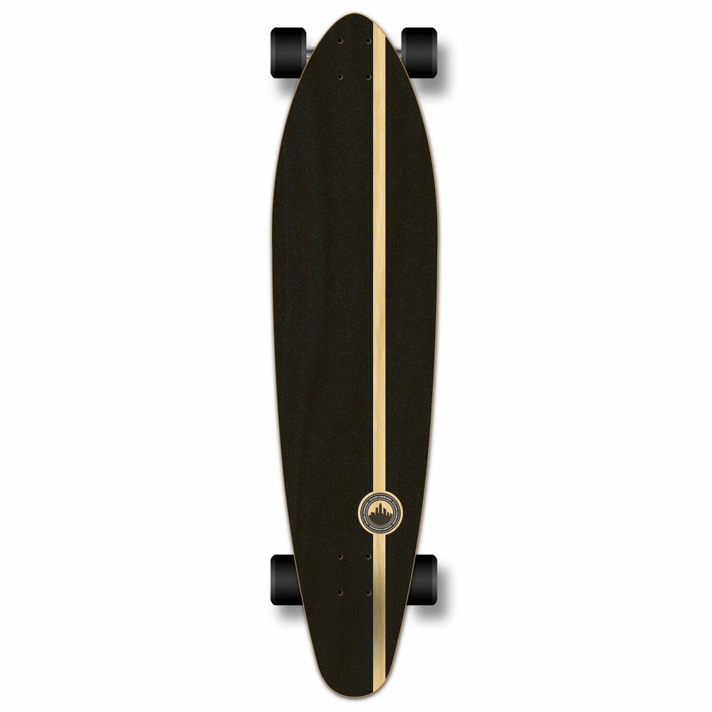 Yocaher Kicktail New York Longboard Complete