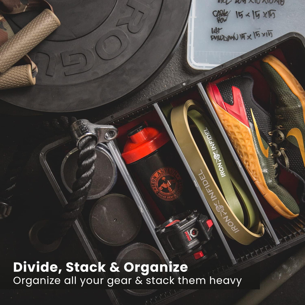 CRATE Starter Pack - Two Full Size and One Half Size crate, Stackable Outdoor Or