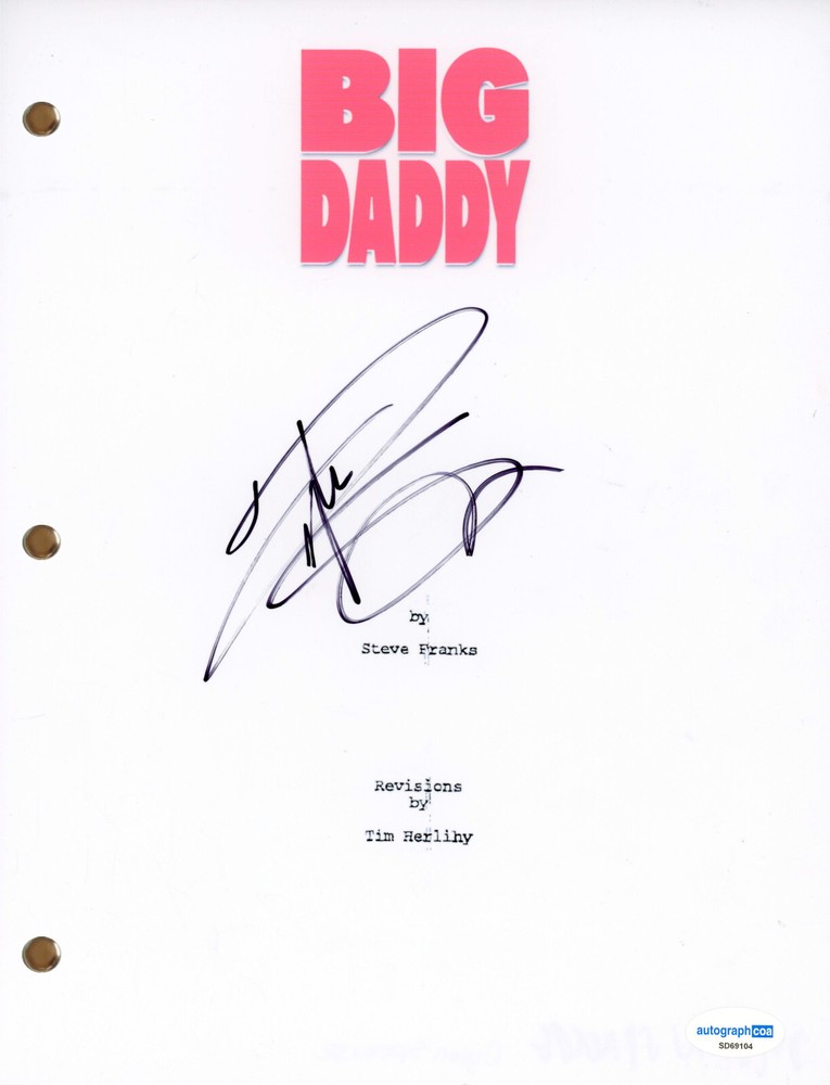 Dylan Sprouse "Big Daddy" Signed Autograph Movie Script Full Screenplay ACOA COA