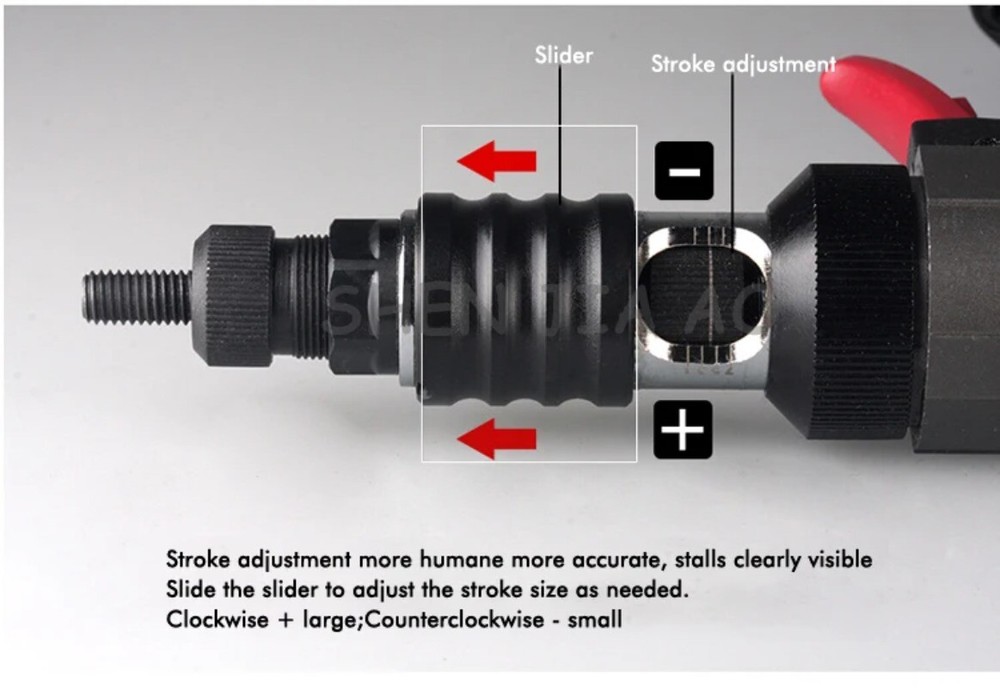 Automatic M2308 Hand-held Pneumatic Riveting Nut Gun M3-M8 Pull Rivet Gun