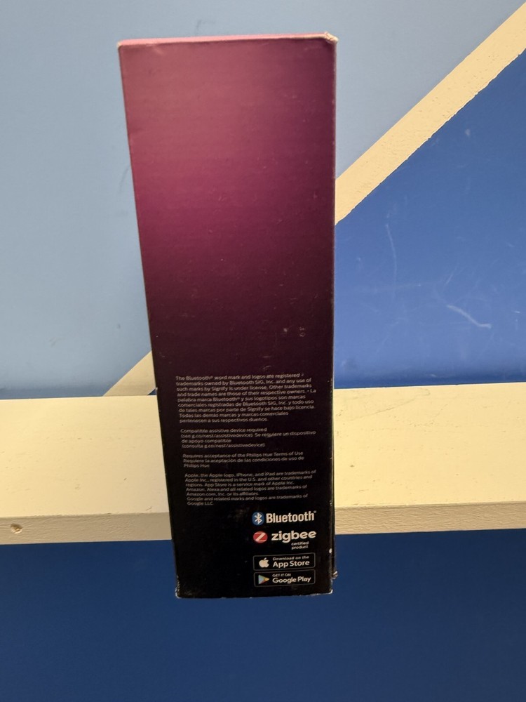 Philips Hue Lightstrip Starter Kit (6ft Light Strip, Base Plug, Hue Hub)