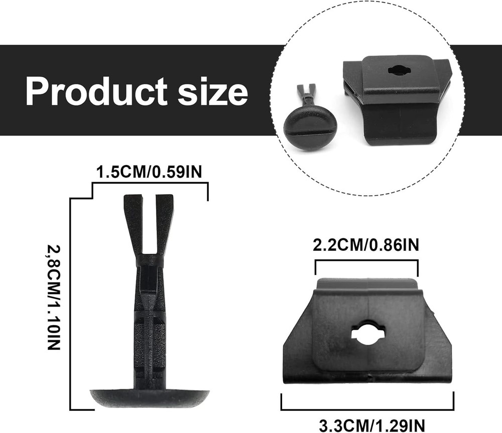 Fender Bumper Clip Set