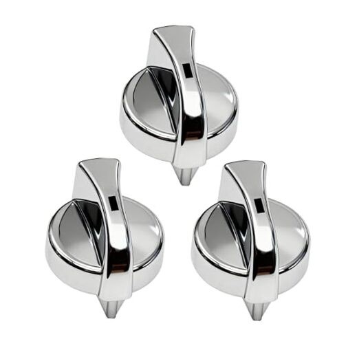 3Pcs AC Heater Control HVAC Knob Mode Control Knob Fan Speed 7025401-Chrome