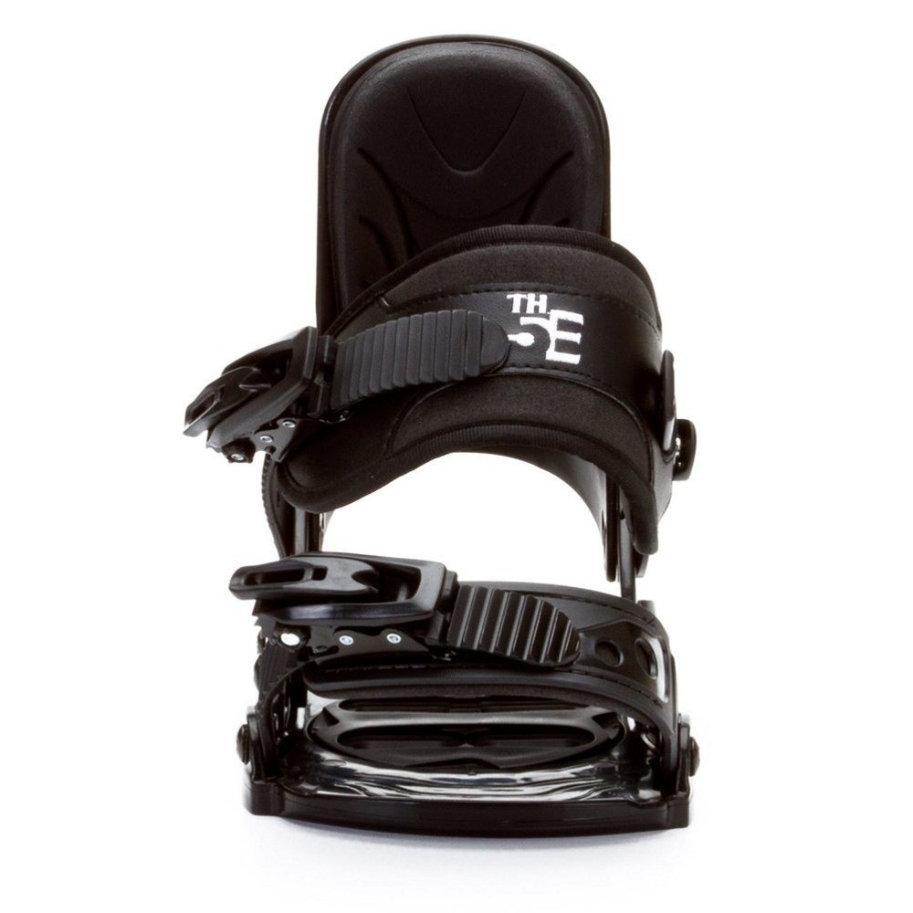 5th Element STEALTH Junior Snowboard Bindings for Kids - Black | Boot sizes 1-5