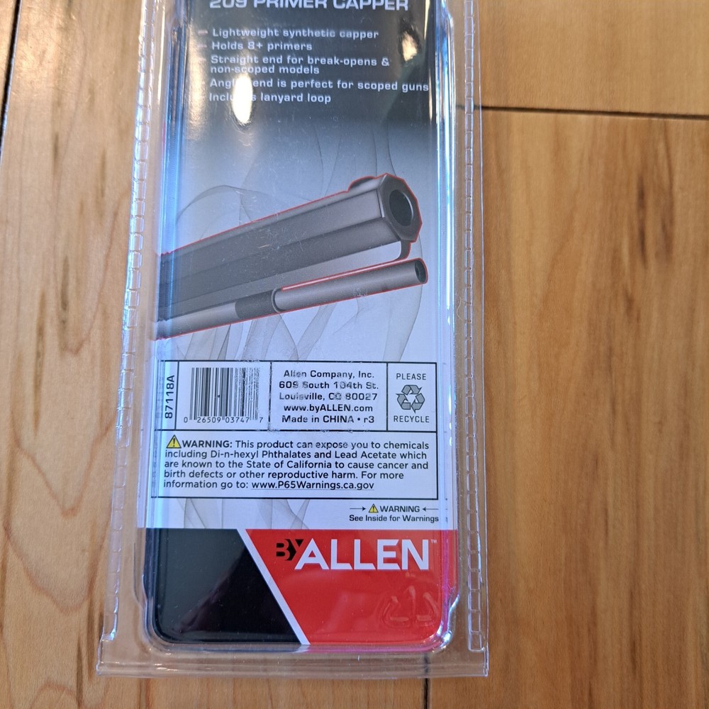 THUNDER CLOUD 209 Primer Capper ALLEN #87118A Muzzleloader