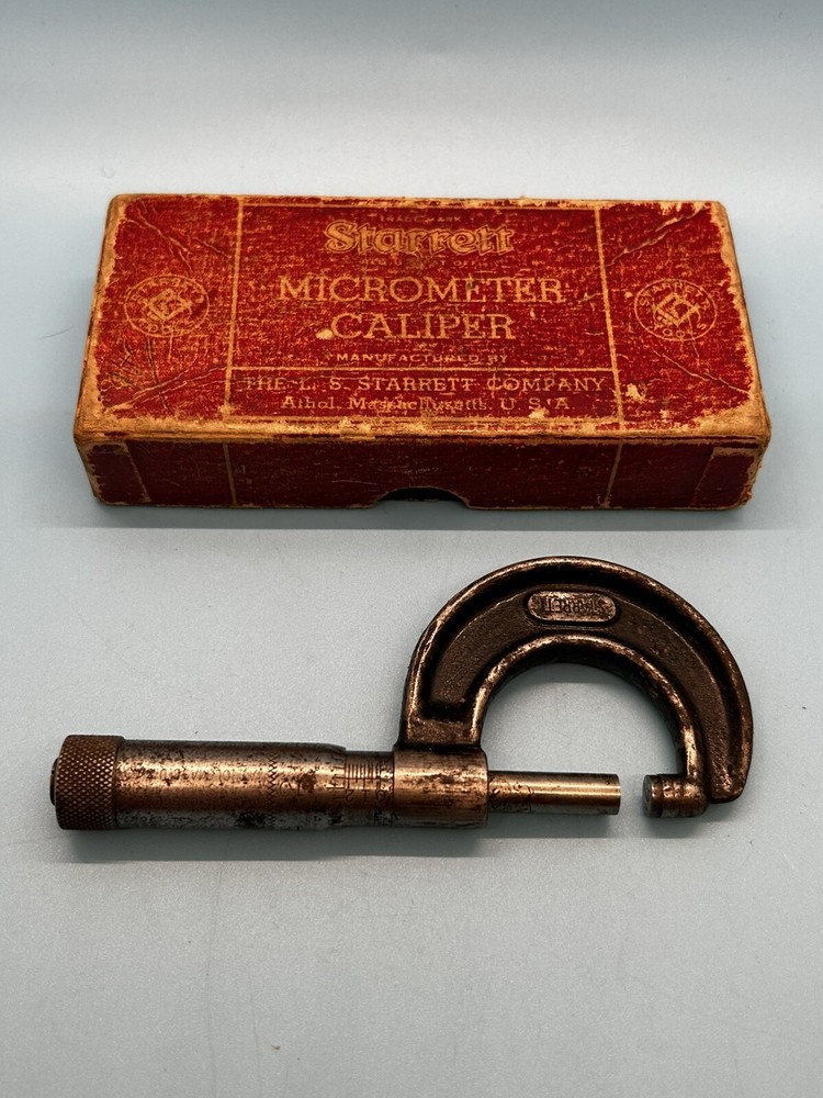 Starrett 1 Inch Micrometer With Box