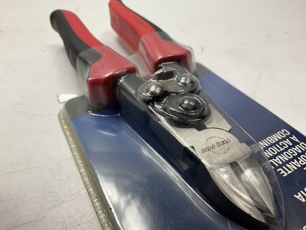 TEQ Correct TP82120 Professional 8" Compound Action Diagonal Cutting Pliers RED