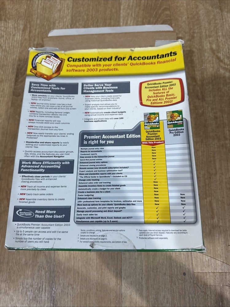 Quickbooks 2003 Accountant Premier