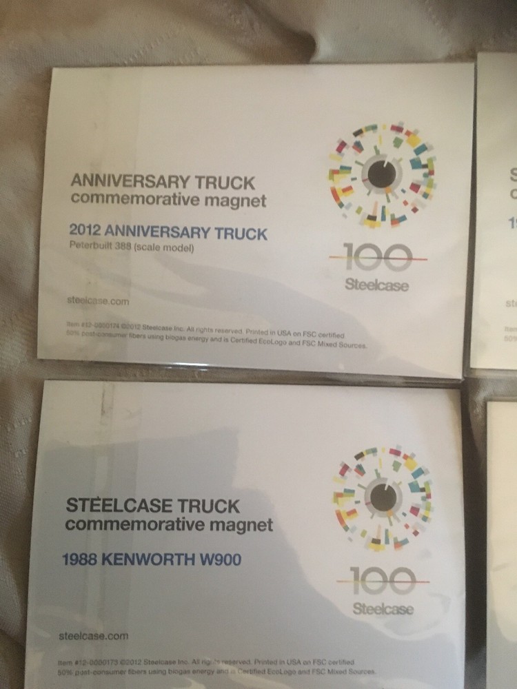 STEELCASE COMMEMORATIVE MAGNETS @ 4
