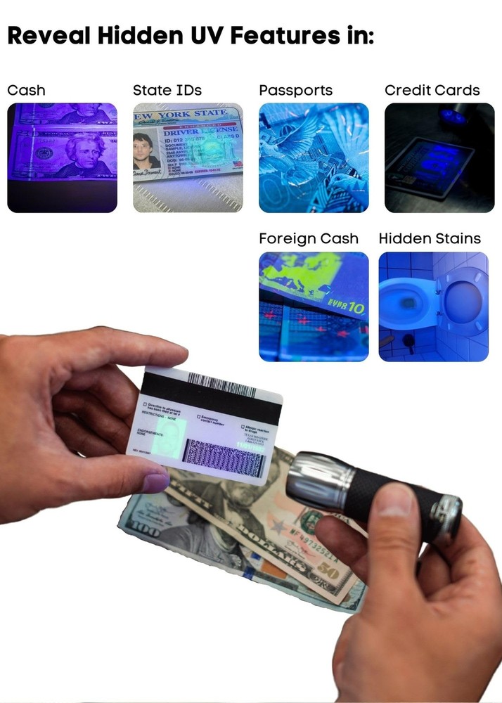 Dri Mark UVPro Proprietary Ultraviolet Flashlight Document Fraud & Internatio...