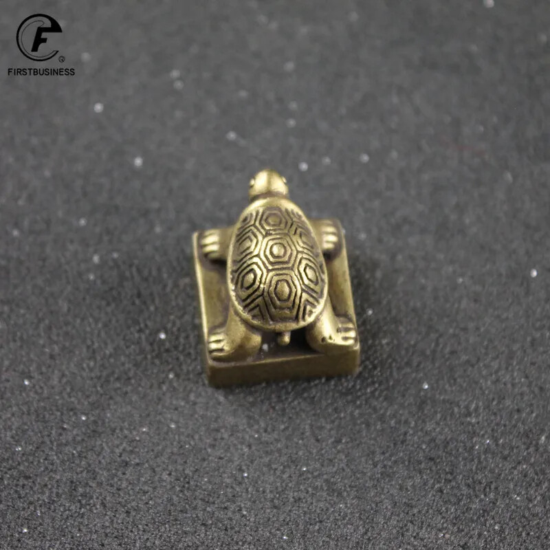 Solid Pure Copper Seal Chinese Home Decoration Statue Retro Handmade Gift