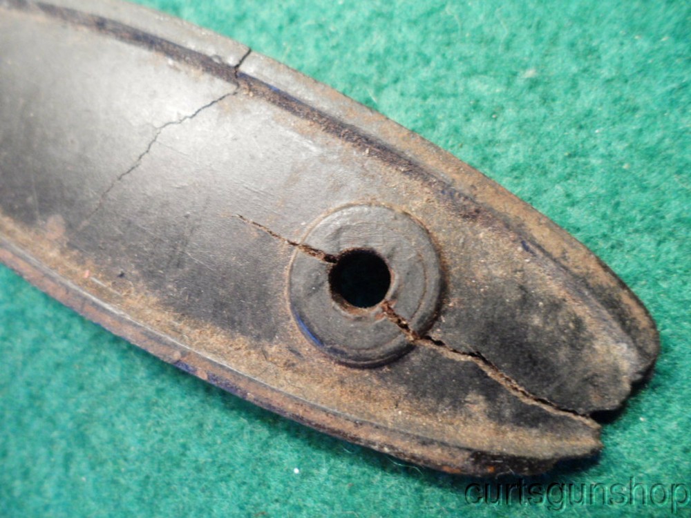 VINTAGE RIMFIRE .22 RIFLE COMPOSITE BUTT PLATE