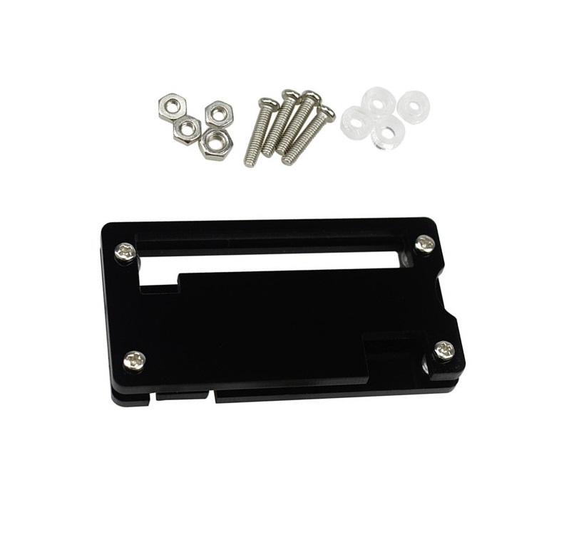 Black Raspberry Pi Acrylic Zero Case Shell Acrylic Case Protection Black Box CA