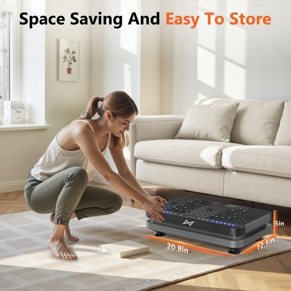 Vibration Plate Fitness Platform Exercise Machine with Remote Control