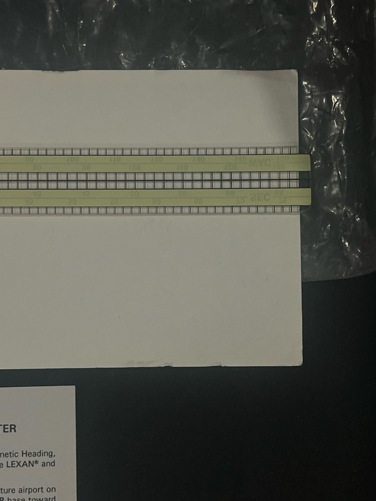 Dorcliff Super Plotter Aviation Navigation Tool w Instructions Sectional WAC