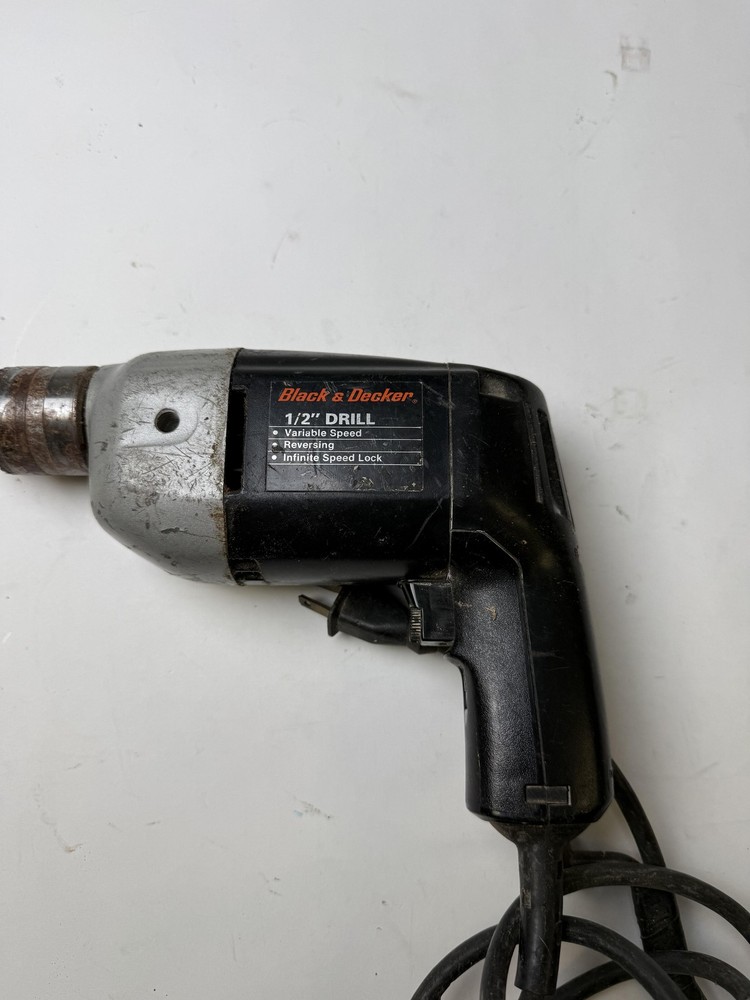 Tested Black & Decker 1/2 in Drill 7254 Type 2 Variable Speed Reversing 120V