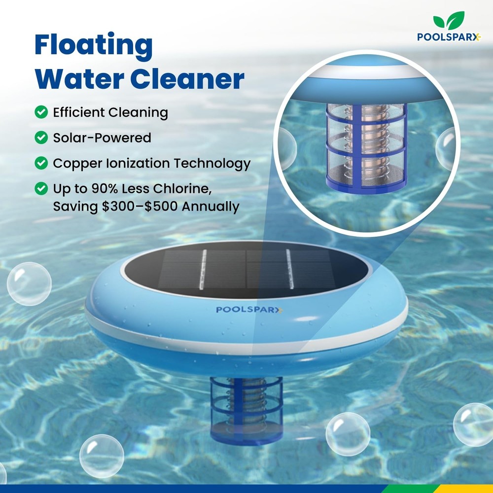 Solar Pool Ionizer – Copper Pool Ionizer for Above Ground & Inground Pools